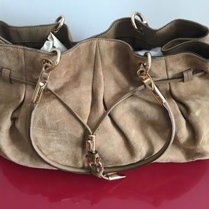 Salvatore Ferragamo Large Suede Bag